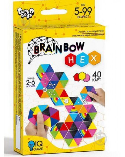 Розважальна настільна гра "Brainbow HEX" (32)